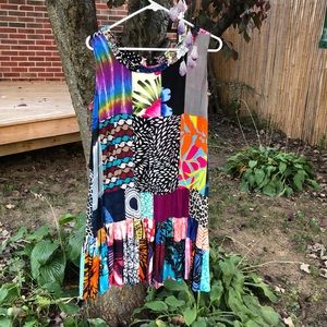 Peaceful People Patchwork dress